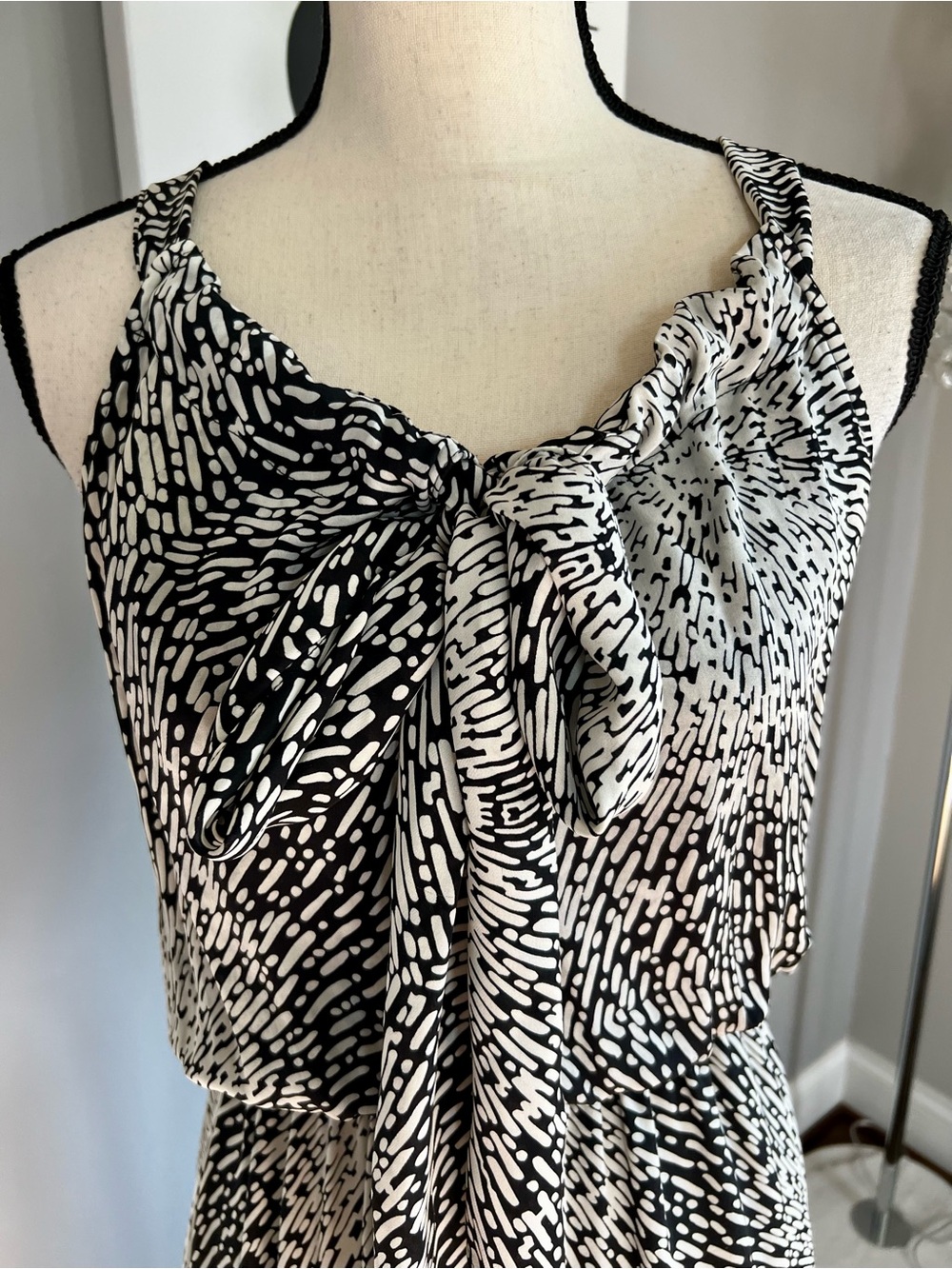 Parker Silk Tie-Front Maxi Dress - Picture 2 of 9